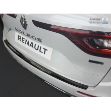 Накладка на задний бампер (черная) Renault Koleos II (2017-)